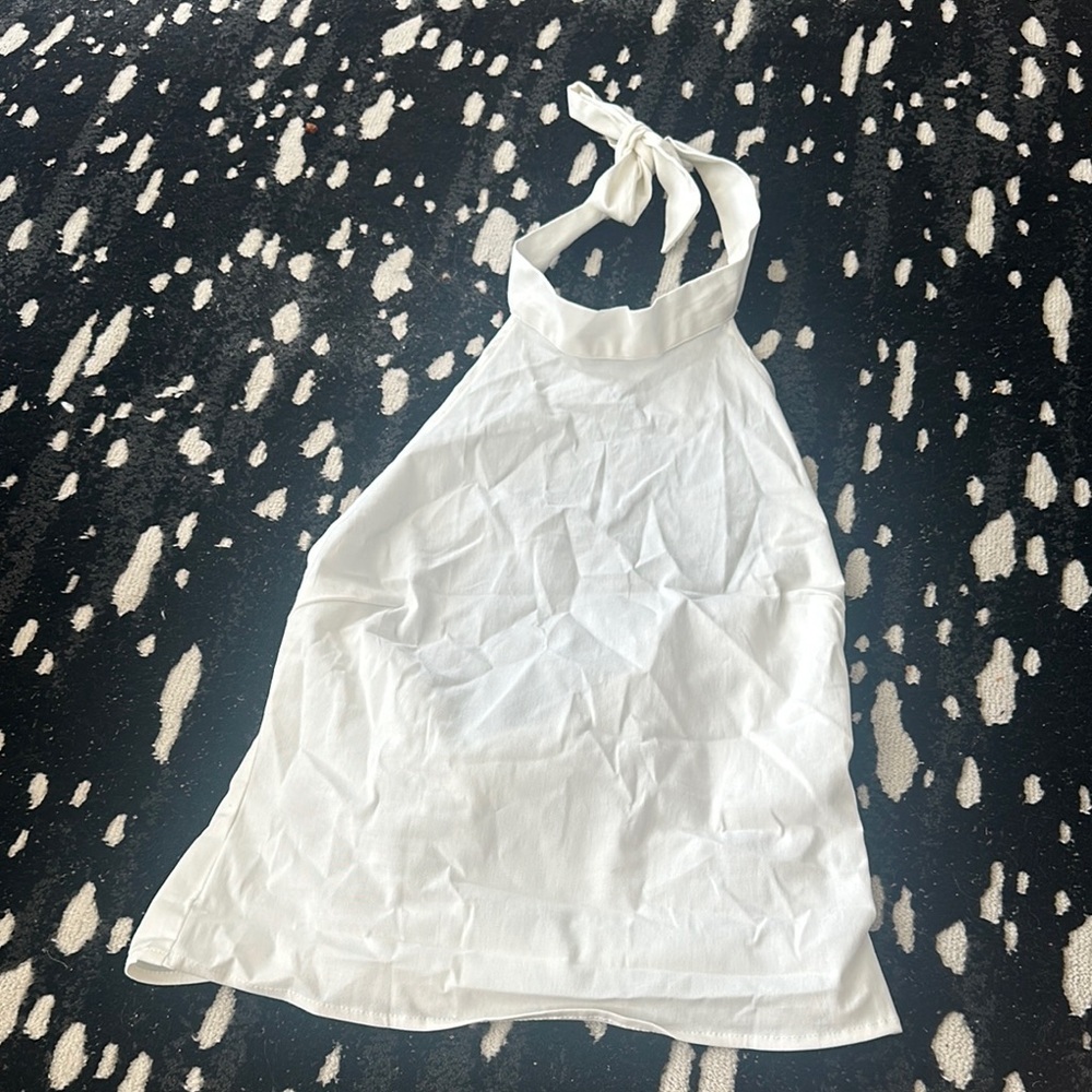 Princess Polly white halter top. Never worn